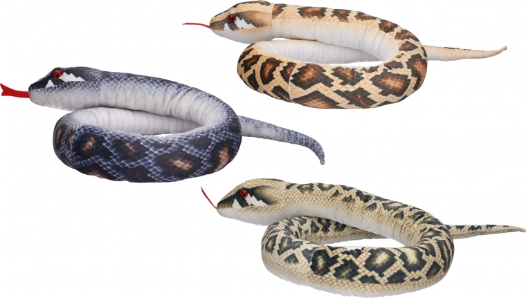 serpent en peluche 180 cm