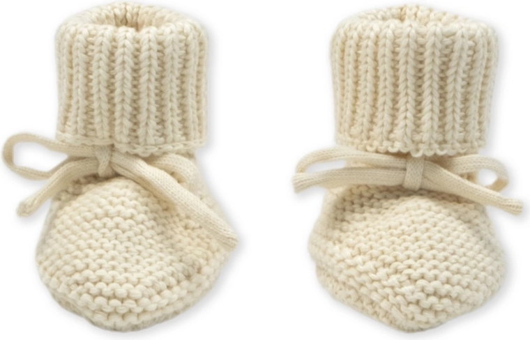 Chaussons tricotés Lodger butter 0–6 mois