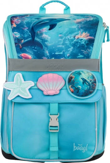 Cartable d'école Dauphin de Baagl