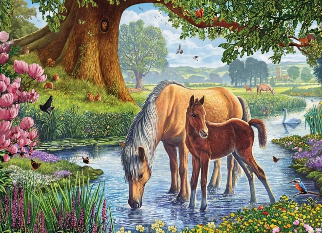 EUROGRAPHICS Puzzle Poneys des Fells 1000 pièces