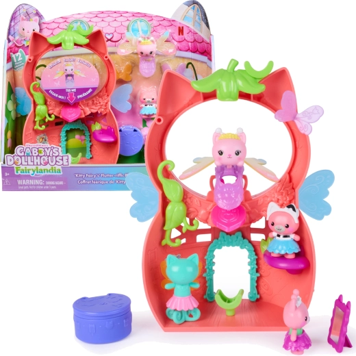 La Maison magique de Gabby – Set Fairylandia avec la fée Kitty Fairy et une bague