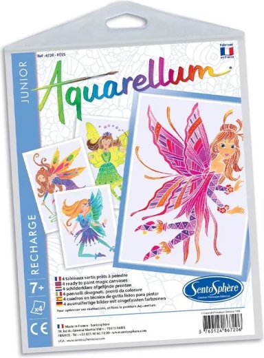 Sentosphere set d’images à peindre à l’aquarelle junior – fées