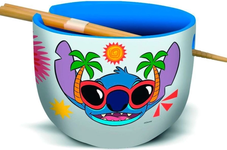 STOR bol de ramen en céramique avec baguettes Stitch