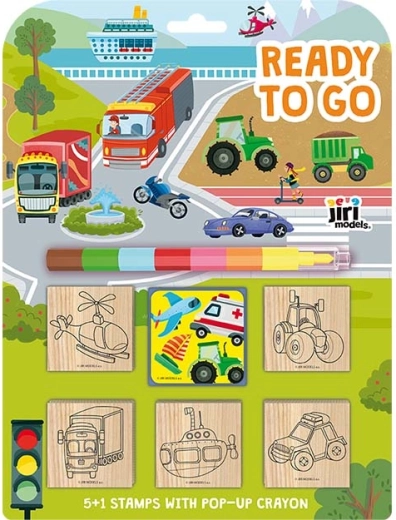 Tampons 5+1 avec crayon de cire – Transport