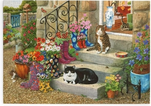 Puzzle Le Chat botté avec 500 grandes pièces