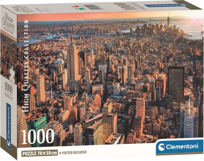 Puzzle CLEMENTONI New York – vue sur Manhattan, 1000 pièces