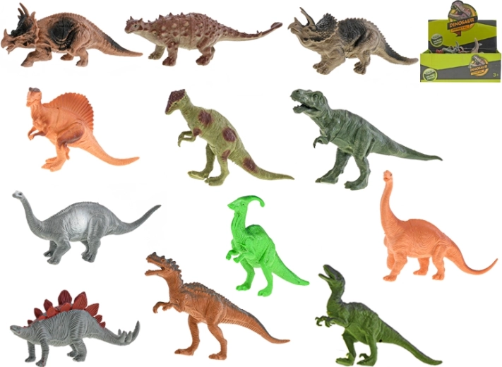 Set de dinosaures 14–18 cm, 12 pcs