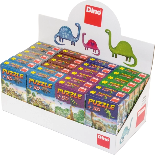 Puzzle avec dinosaures et figurine – 60 pièces