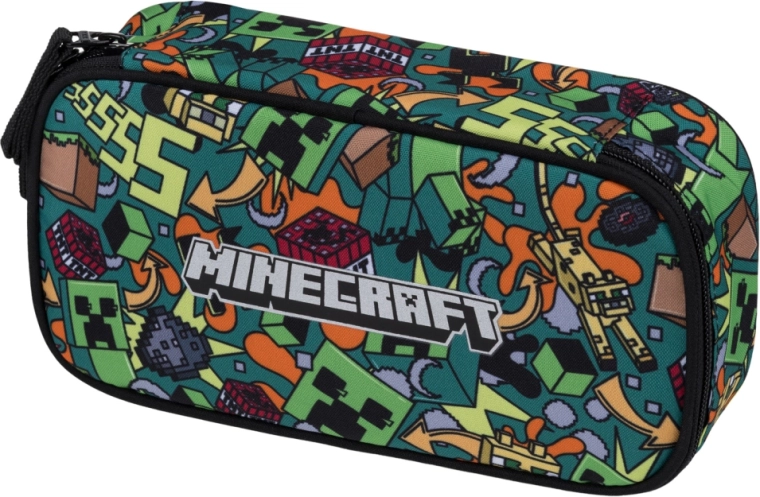 Trousse scolaire étui BAAGL MINECRAFT Chaos