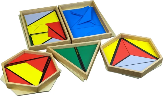 Triangles de construction Montessori Moyo Montessori