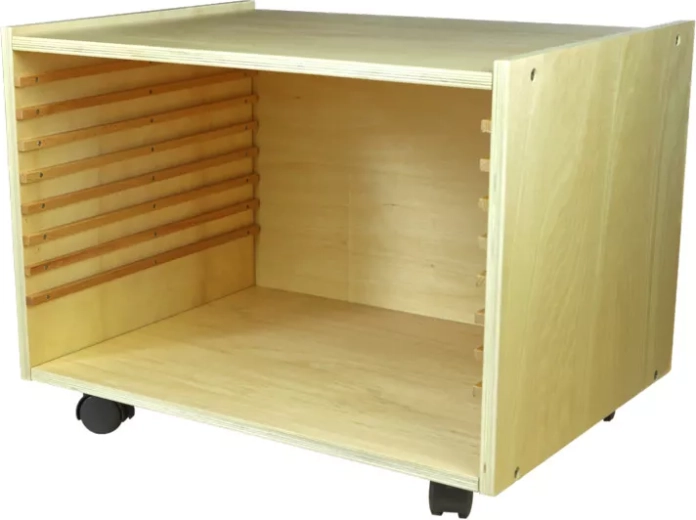 Commode Montessori Moyo pour puzzles – cartes