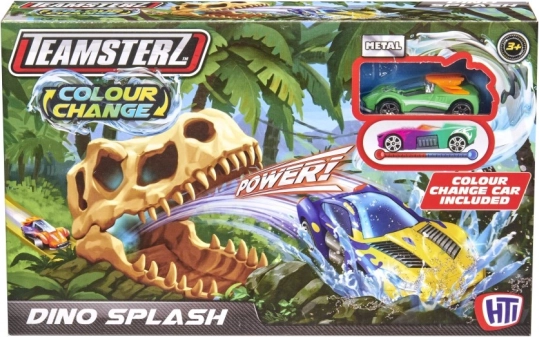 Teamsterz set avec petite voiture Dino Roar