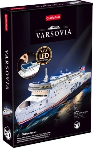 Puzzle 3D Cubic Fun ferry Varsovia - 1 pièce