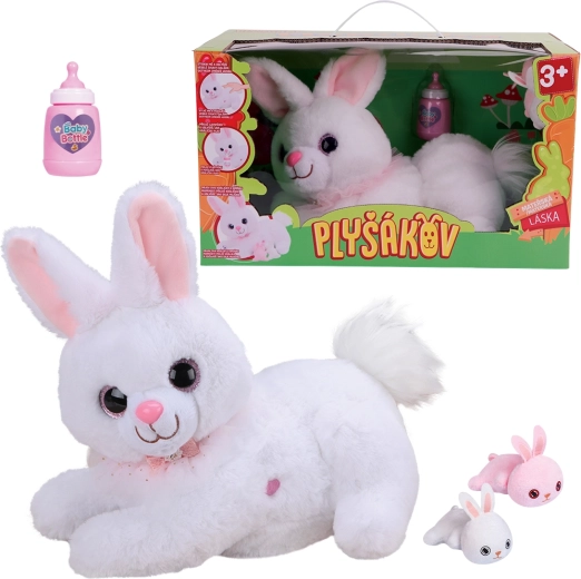 Lapin en peluche interactif Hopsinka