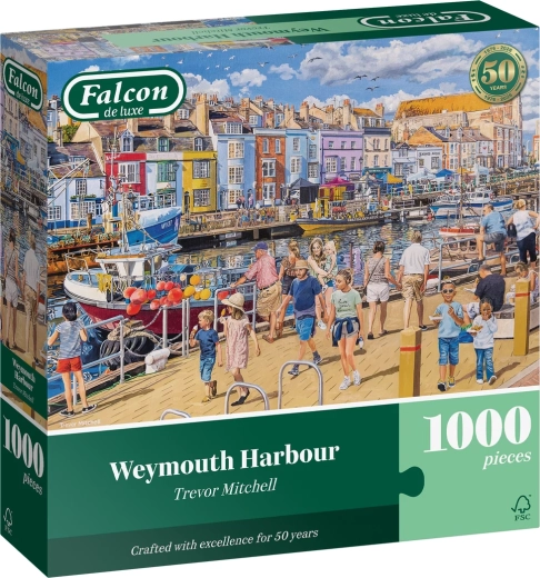 Puzzle Falcon Port de Weymouth 1000 pièces