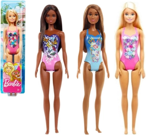 Poupée de plage Barbie en maillot de bain