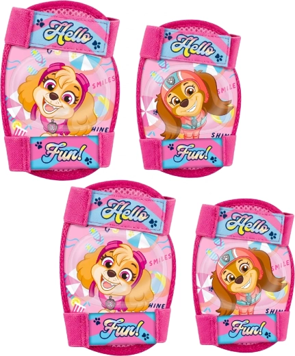 Ensemble enfant de protections genoux et coudes Pat' Patrouille girls - 4 pcs