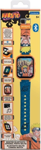 Montre connectée pour enfants Lexibook Naruto avec Bluetooth, appareil photo et carte 8 Go