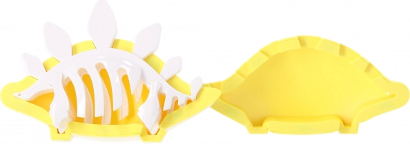 Jeu de construction magnétique dinosaure avec squelette et scène 3D