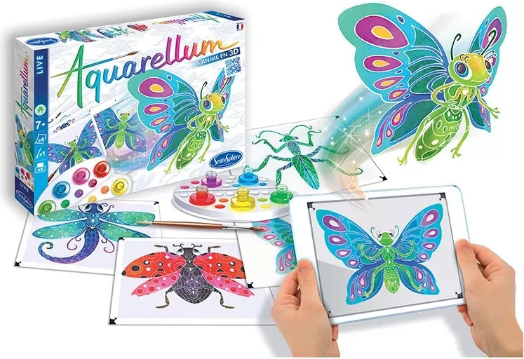 Sentosphere coffret créatif aquarelle – insectes