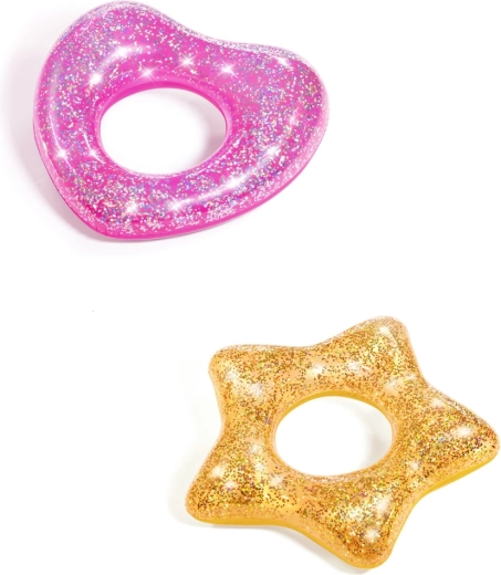 Bouée gonflable à paillettes 91 cm
