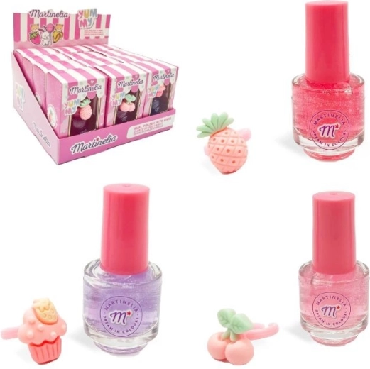 Vernis à ongles avec bague - 1 pièce