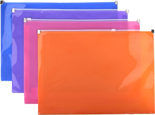 Pochette à fermeture éclair pour documents