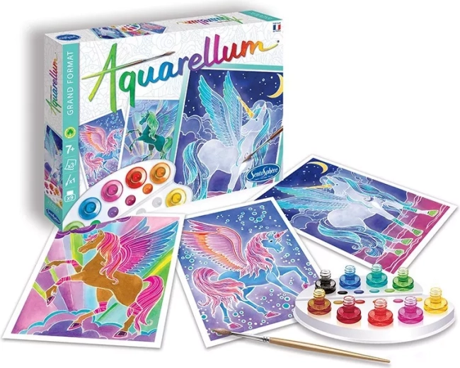 Sentosphere kit créatif d’aquarelle Pégase