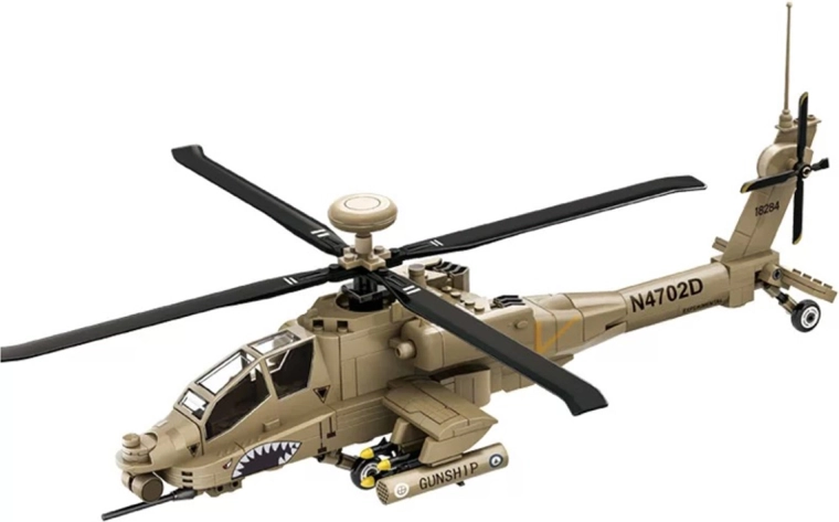 Maquette d’hélicoptère militaire – 255 pièces