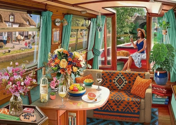 Ravensburger puzzle Fenêtre sur le monde de la fantaisie 1000 pièces