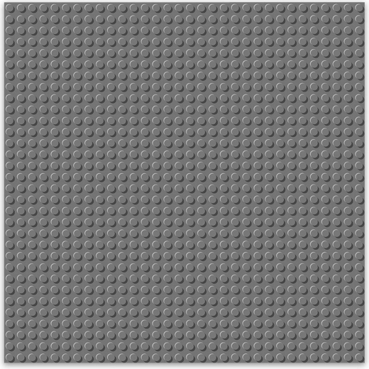 Plaque de construction Brixies gris foncé 25,5 x 25,5 cm
