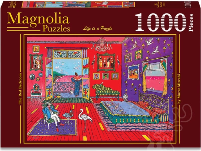 Puzzle Magnolia « Chambre rouge » – 1000 pièces