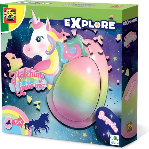 SES Explore licorne grandissante dans un œuf