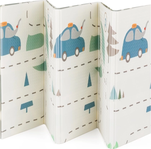 Tapis de jeu pliable réversible PETITE&MARS Campy Cars & Arabesca 197 × 147 cm