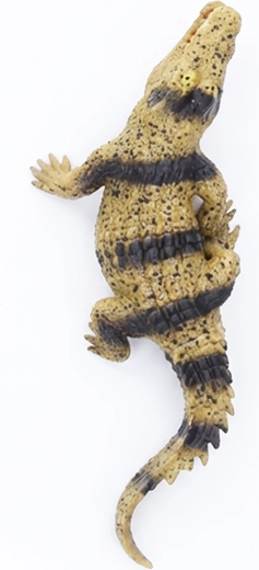 Crocodile souple en caoutchouc de 23 cm