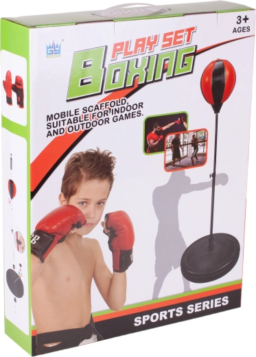 Ensemble de boxe pour enfants avec hauteur réglable jusqu'à 105 cm