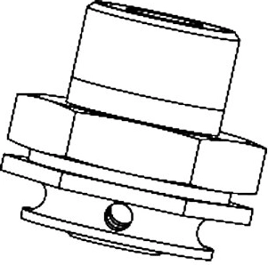 Adaptateur de roue 17/12 mm BL8 (4 pièces) JAMARA