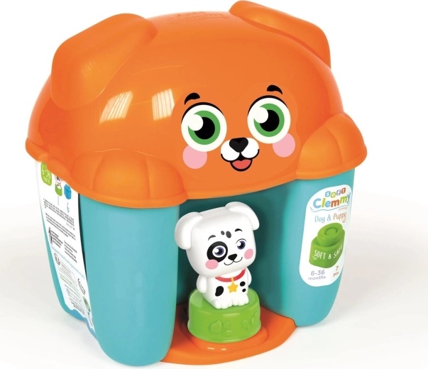 CLEMENTONI Soft CLEMMY boîte chiot – 6 briques souples