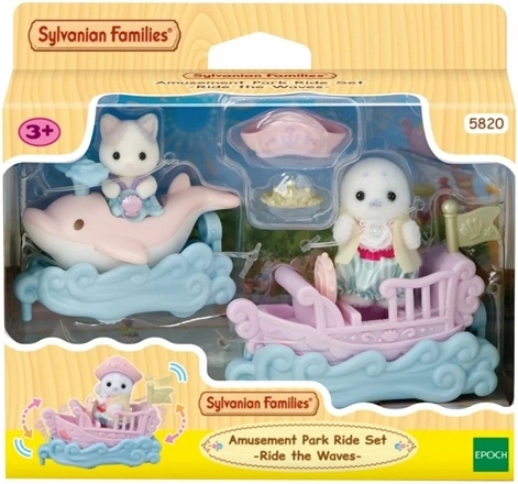 Sylvanian Families parc – véhicules marins et château des fées de la mer