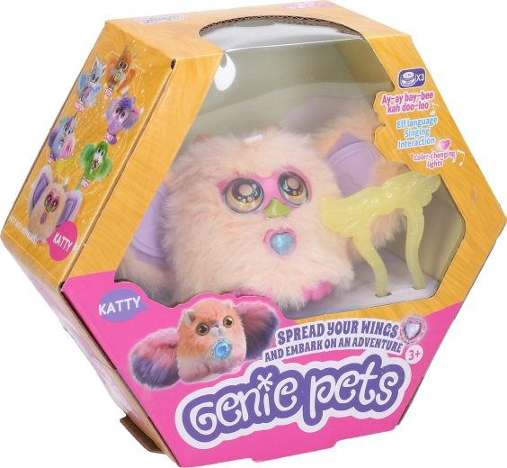Doudou avec effets lumineux et sonores 12 cm - 1 pièce