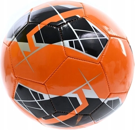 Ballon de football taille 5 orange-noir 260–280 g