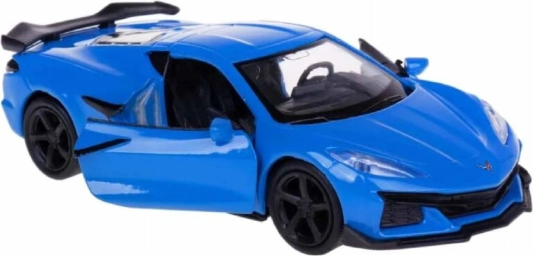 Modèle de voiture Welly Chevrolet Corvette Z06 2023 1:34 bleu