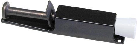 Butée de porte 180 mm argentée