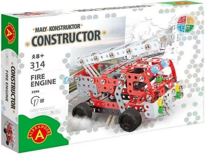 Petit kit de construction : camion de pompiers