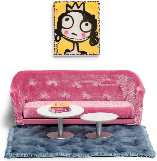 Ensemble de mobilier de salon pour maison de poupées Lundby