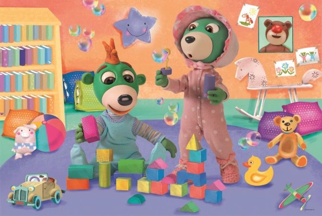 Puzzle Bonne nuit, Treflíci Monde joyeux des enfants MAXI