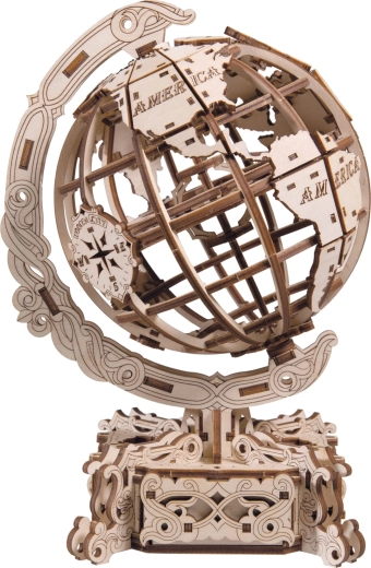 Puzzle 3D en bois – globe WOODEN CITY