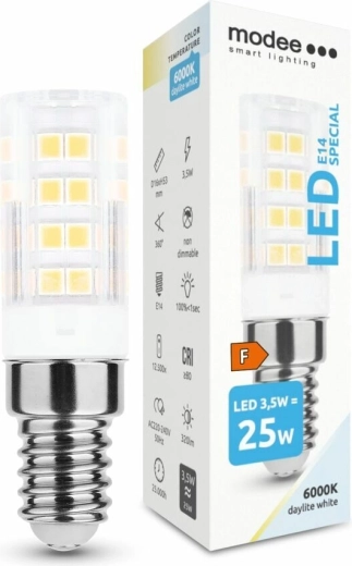 Ampoule LED céramique E14 3,5 W blanc froid 6000 K MODEE SMART LIGHTING