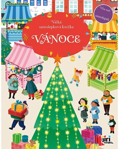 Grand livre d’autocollants Noël