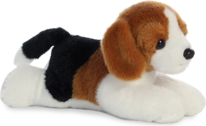 Aurora mini flopsies Homer figurine en peluche beagle 21 cm